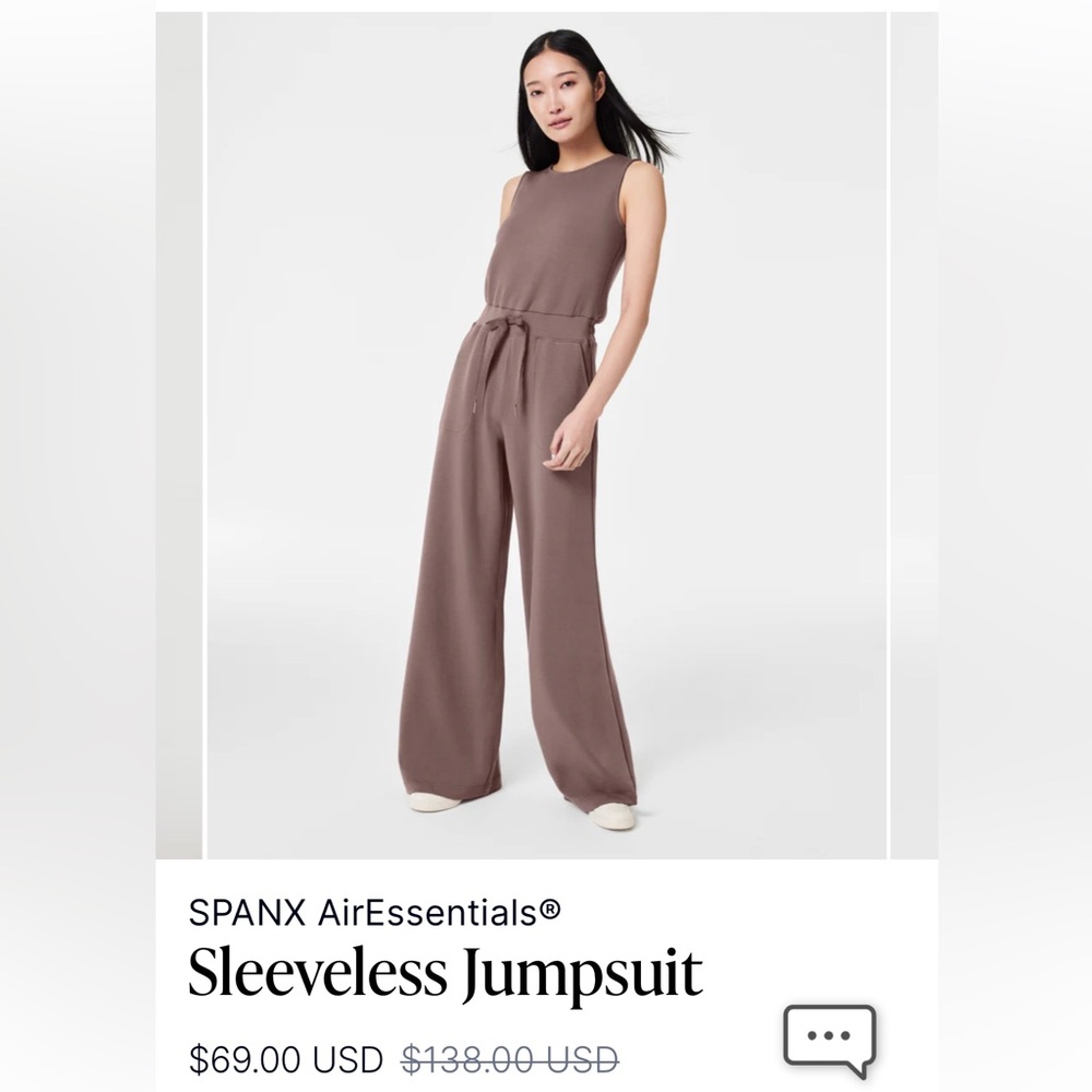SPANX Sleeveless Jumpsuit in Rich Brown